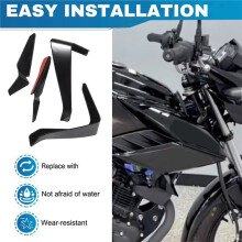 Motorcycle Accessories Air Deflectors for X-ADV 750 Leg Fairing Wind Deflector Side Windshield Black