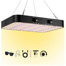 120W LED Plant Lamp Double Dimmable VEG Bloom Dual Mode LED Grow Lamp Plant Lamp Full Spectrum Grow Lights US PLUG