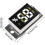 -Stroomindicator 1/2 X 1,5V Batterijcapaciteitstester LED Digitale Stroomweergavemodule 7