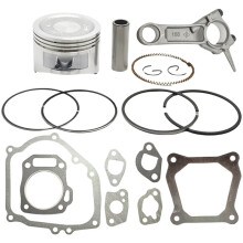 For GX160 68mm Piston Ring Kit with Connecting Rod and Full Gasket Kit for 5.5HP 4 Stroke Generator Engine Water Pump