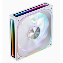 -120 Case Cooling Fan White ARGB 12cm Connected Building Block Fan PWM Silent Chassis Fan