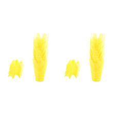 Mat Tees Yellow Plastic Simulator Tees for Winter Turf and Driving Range Home Training Tees 36Pcs