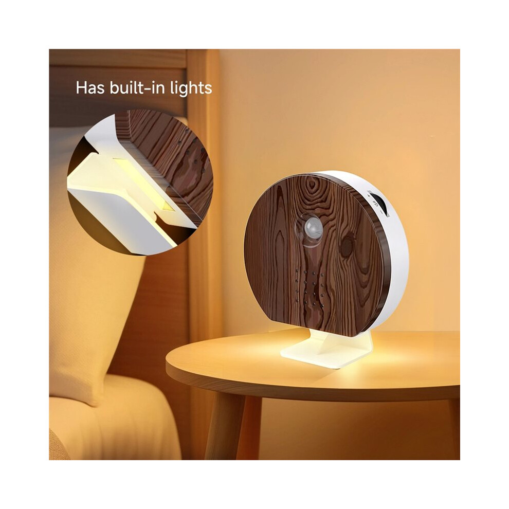 Portable Chirping Sound Box Music Noise Birdsong Flowing Water Speaker With Night Motion Sensor Light/White 4711573744654
