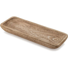 Decorative Wooden Dough Bowl, Used for Home Decoration, Large Wooden Center Bowl, Used for Kitchen Dining Table Tray