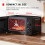 Toshiba TOSHIBA Black Mirror Front Microwave 20 Liter 700W Manual Control 3