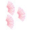 150Pcs Precision Sewing Machine Brushes Pink Silicone Soft Bristle Set 4