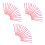 150Pcs Precision Sewing Machine Brushes Pink Silicone Soft Bristle Set 6