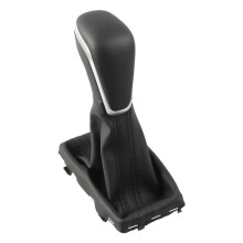 Gear Shift Knob with Leather Boot New for A7 A6 PASTYLE C7 2016 2017 2018 Flat Leather