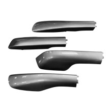 4Pcs Car Top Roof Rack Luggage Carrier Rail Cover Trim Shell Guard Kit for LX570 2008-2015 63492-60100 63491-60120