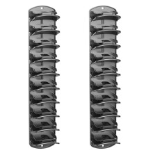 Hat Organizer for Baseball Caps - 20 Cap Storage with Spring Clips, Wall Mount Closet & Door Hat Rack Holder Hanging