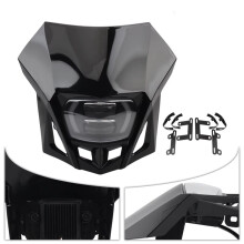 Motorcycle LED Headlight for     KLX CRF YZ 250 450 Dirt Bike Front Headlamp Accessories