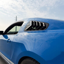 Zijruitzonwering voor Mustang MK5 2005-2014 Achterruitventilatie Lamellen Afdekking Sierlijst Accessoires
