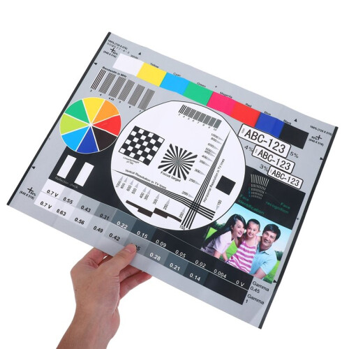 Color Calibration for Monitors Color Wheel Chart Resolution Display Testing Card for Cameras Studio Accessories 2