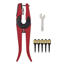 Farm Animals Ear Tag Pliers Set with Spare Nails for Livestock for Cows and Goats