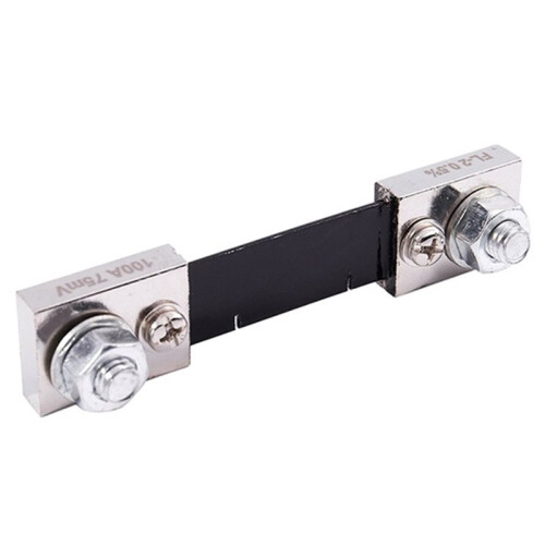 Resistor de Shunt Externo para Amperímetro Digital -100A, 75mV