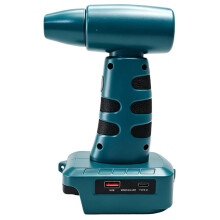 Cordless Portable Hair Dryer for 18V Lithium-Ion 3-Speed Handheld Hair Dryer 140,000rpm/Min USB Charging Port