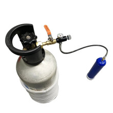 CO2 Navul Vuladapter Converter Aansluiting op N2O Slagroomcilinder M11x1 Draad Snelle Aansluitadapter W21.8-14