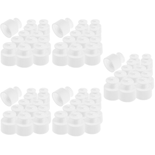 200Pcs Push Pull Screw Caps for Water Bottles Reusable Premium Plastic 2