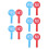 10Pcs Student Response Paddles Foam Board Yes No Game Classroom Supply 6