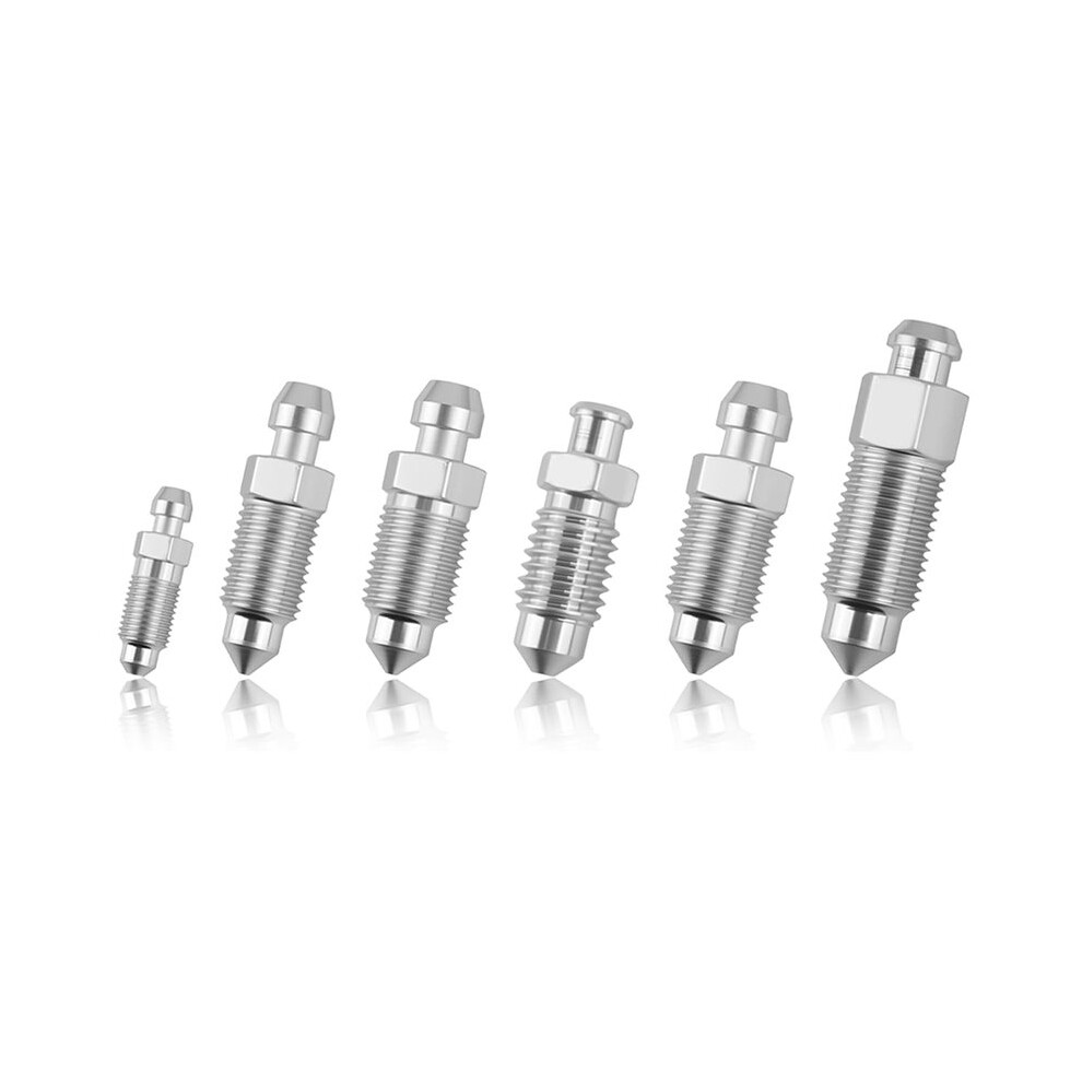 36Pcs Brake Bleeder Screw,Brake Bleeder Valve Assortment Kit ,Standard Sae & Metric Speed Bleeders For Brakes Replace 6034263317258