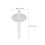 12Pcs White Sewing Machine Spool Pin Replacements for Secure Threading 2