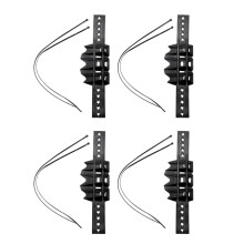 4X Silenciador Protetor de Anel Protetor de ProteçãO Contra Queda de Escapamento de Motocicleta Universal para Motocross Moto Motocross