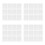 80Sheets White Artificial Silk Hemp Flower Wrapping Paper Waterproof 6