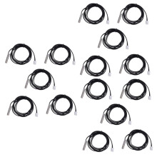 1set/15st 10K Ohm Thermistor Temperatuur Sensoren met Verlengde Kabel Probes, Geschikt voor Binnen Thermometers