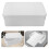 2Pcs Large Capacity White Plastic Ice Mold Tray Ice Cube Maker 8