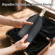 Reusable Wine Cooler Sleeve with Solid Gel - Perfect for Keeping Bottles Chilled, Ideal Gift for Wine Lovers