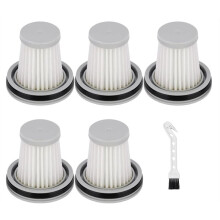 5 Peças Filtros HEPA para Chuancheng - Substituição para Aspiradores de Carro Sem Fio para Fanttik Slim V8 Apex Slim V10 Apex