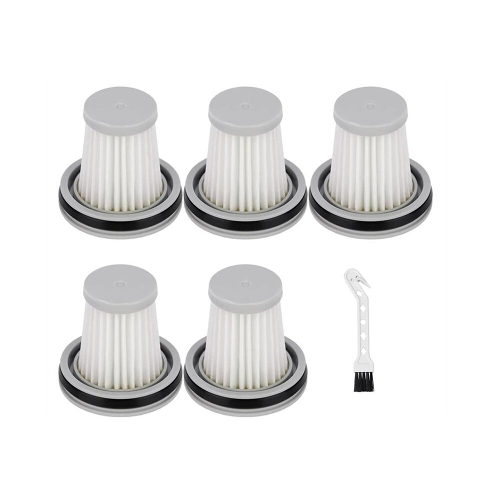 5Pcs For Chuancheng Hepa Filters - Replacement For Fanttik Slim V8 Apex Slim V10 Apex Cordless Car Vacuum Cleaners 4713759446871