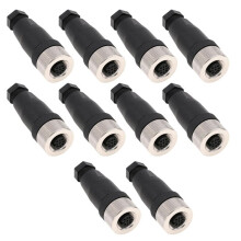 10PCS for 5pin Sensor Connector Set Waterproof Male Plug for Industrial Use 5P I Female (PG7)