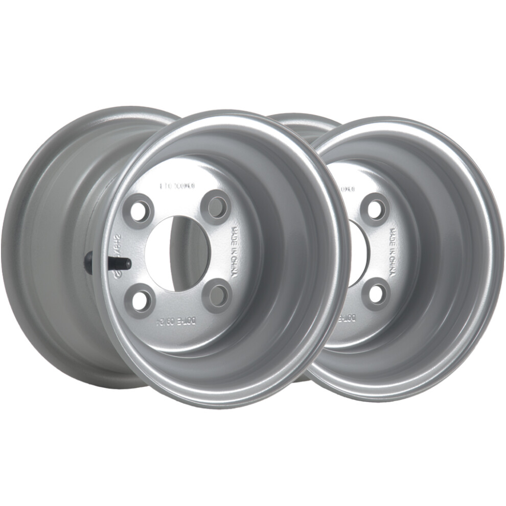 Parnells 5.50X8 Steel Wheel Rim 4 Stud Metric 100Mm Pcd 60Mm Centre Hole 357Kg (Set Of 2)