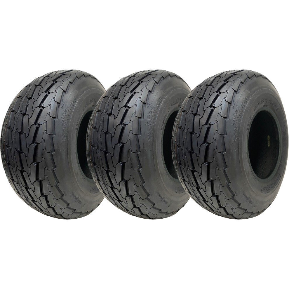 Parnells 18.5X8.50-8 Trailer Tyre 6-Ply High Speed Road Legal 425Kgs 215/60-8 (Set Of 3)