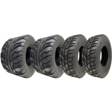 21x7.00-10 &amp; 20x11.00-9 OBOR Beast 6ply Tubeless Tyres Road Legal (Set of 4)