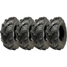 24x8.00-12 ATV Quad Tyre OBOR Mudsling WU05 Tubeless Road Legal 217kg (Set of 4)