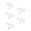 5Pcs White Plastic Water Leak Detection Probe for Pipeline Sensor Tool 3