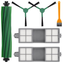 Ersatzteile Zubehör für 205 Combo Saugroboter - 1 Rollenbürste 2 Filter 2 Seitenbürsten