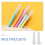 100Pcs Versatile Plastic Pencil Caps for Extended Pencil Life 9