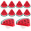 40Pcs Red Watermelon Straw Accessories Reusable Straw Tip Decorations 11