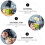 3Pcs Clear Glass Fruit Salad Bowls for Home Tableware and Snacks 5