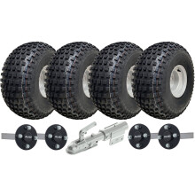22x11.00-8 Knobby ATV Quad Trailer Kit Wheels ALKO Axles Swivel Hitch Load 620kg