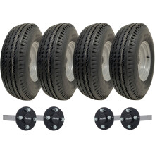 5.00x10 High Speed Twin Axle Trailer Kit Road Legal 4 Wheels & ALKO Axles 750kgs