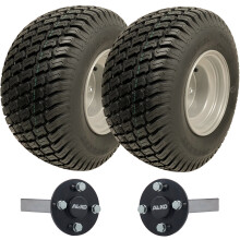 18x8.50-8 ATV Trailer Kit Wanda P332 Grass Pattern Wheels ALKO Stub Axles 750kgs