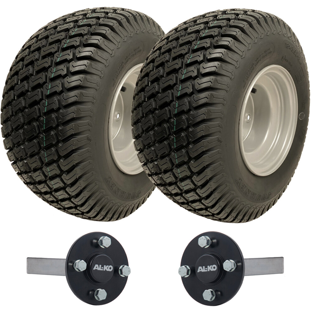 Parnells 18X8.50-8 Atv Trailer Kit Wanda P332 Grass Pattern Wheels Alko Stub Axles 750Kgs