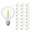 25PCS Low Voltage G40 DC12V Led Light Bulbs 1W E12 Plastic Replace Bulb for Off-Grid Solar String Light Camping RV 1