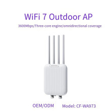 Comfast BE3600M WiFi 7 Mesh Router Exterior de Largo Alcance 802.11be 3600Mbps AP Inalámbrico Doble Banda IP67 Extensor Repetidor