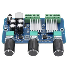 12V voor XH-A355 Digitale Versterker Bord YDA138-E Audio AMP 2.1 Amplificador Bass Subwoofer AMP 10W X2+20W