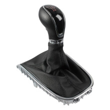 55565904 Manuale per  Excelle /XT per  ASTRA 09-14 Pomello del Cambio e Cuffia In Pelle Nera Set 5 Marce